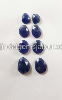 Blue Sapphire Rose Cut Slices